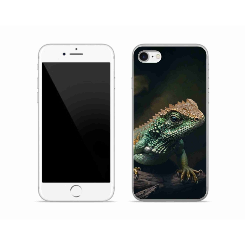 Zselés borítás mmCase iPhone SE (2020) - gyík