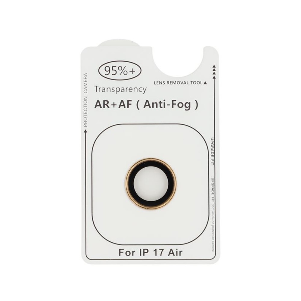 Ultra HD kamera lencse üveg iPhone 17 Air készülékhez (különálló üveg) - arany