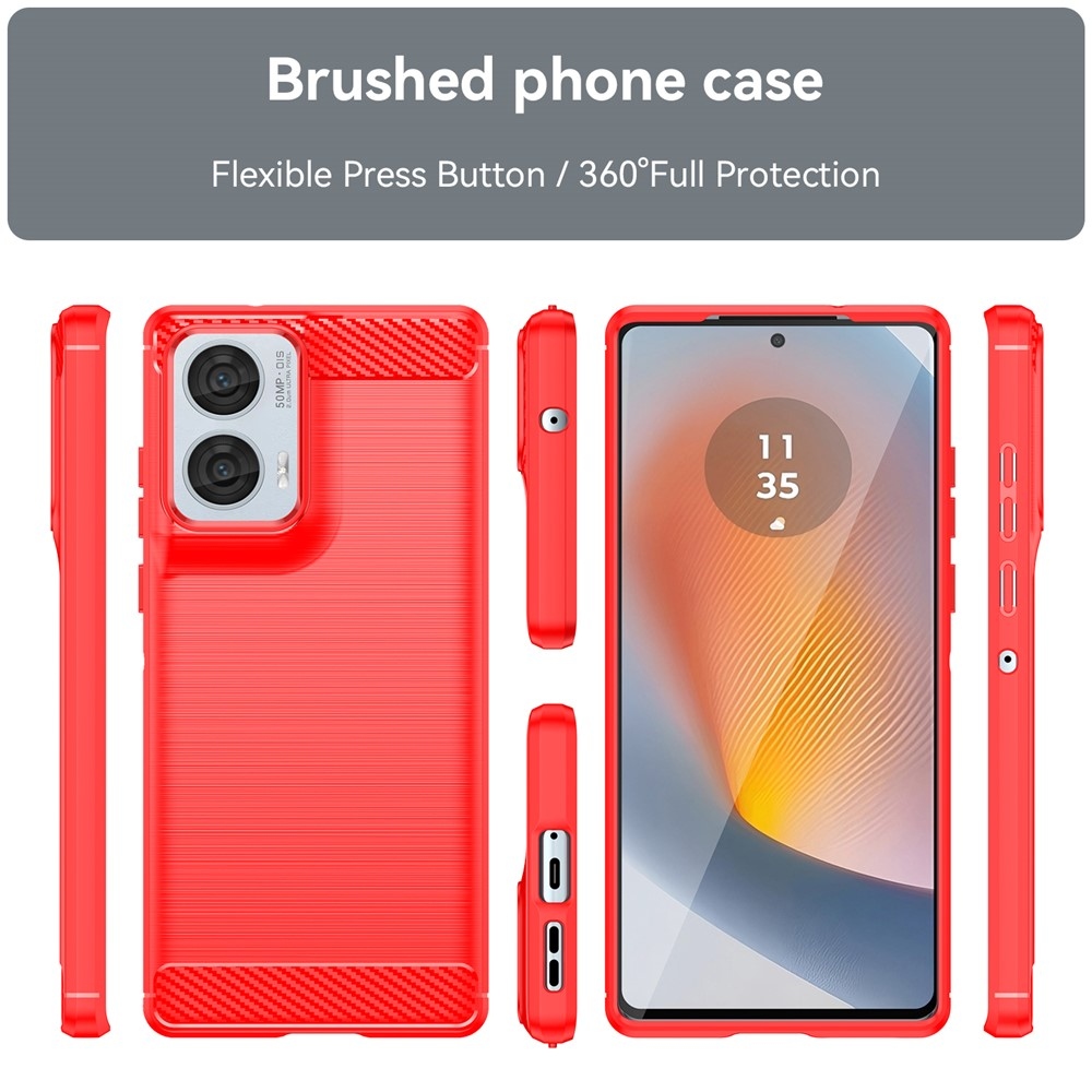 Szénálló zselés tok Motorola Moto G85 5G - piros