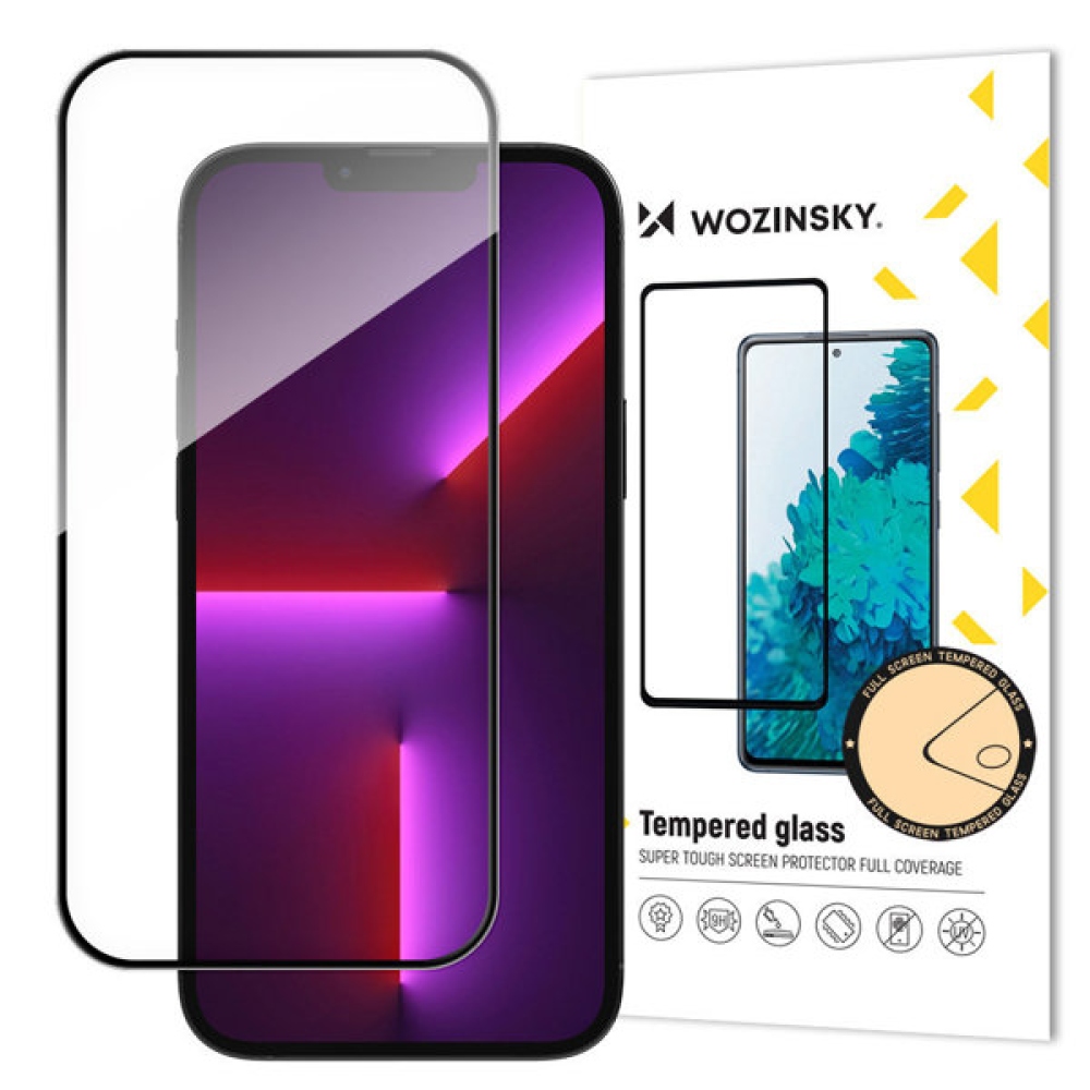 Wozinsky teljes képernyős edzett üveg az iPhone 15-ön