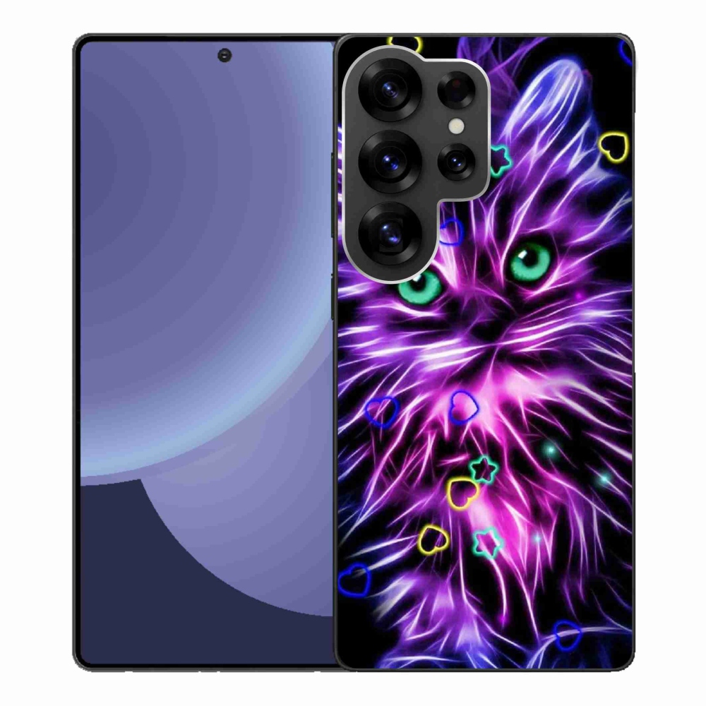 Zselés borítás mmCase Samsung Galaxy S25 Ultra készülékhez - absztrakt macska