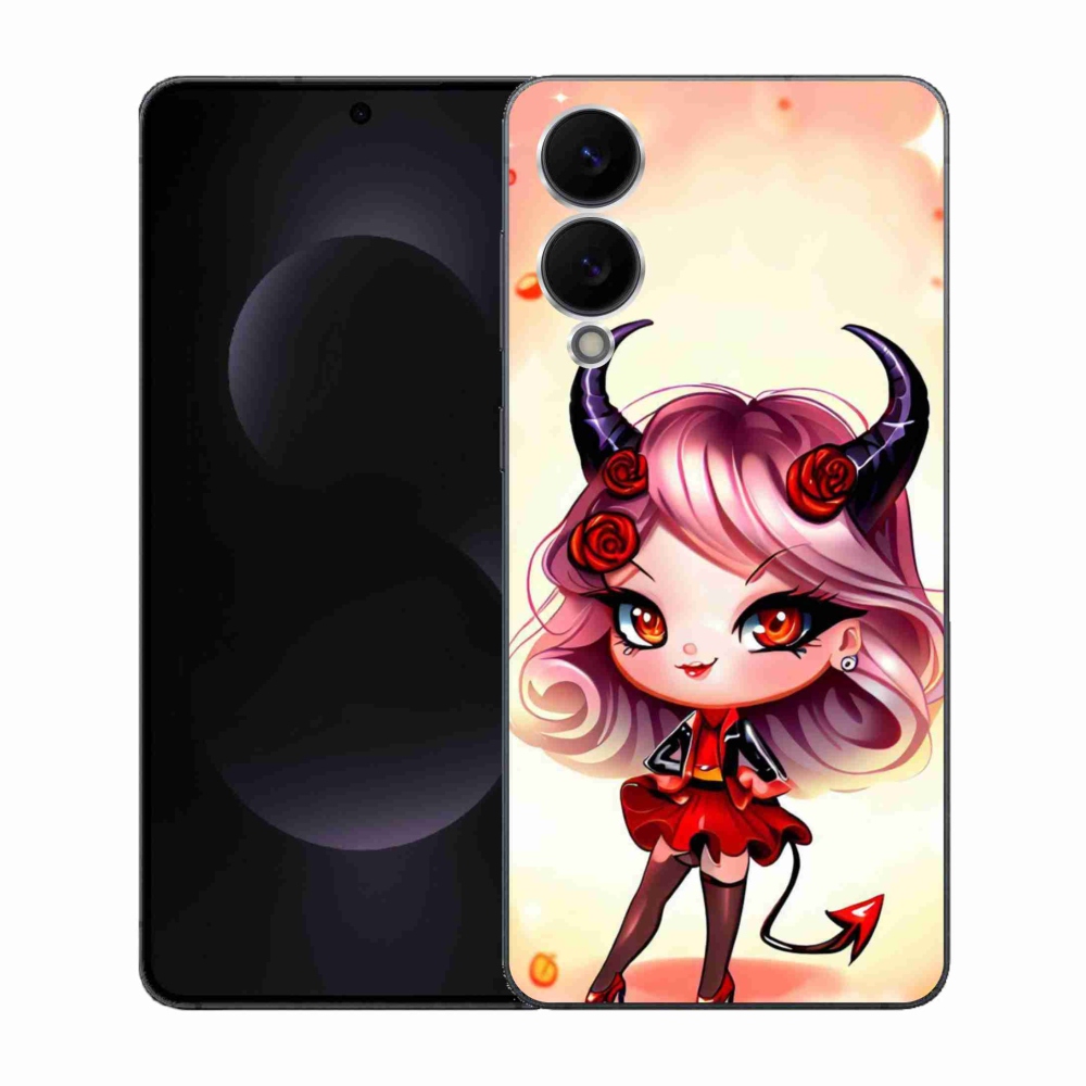 Gél védőhuzat mmCase Samsung Galaxy S25 Edge készülékhez - rajzfilm ördög