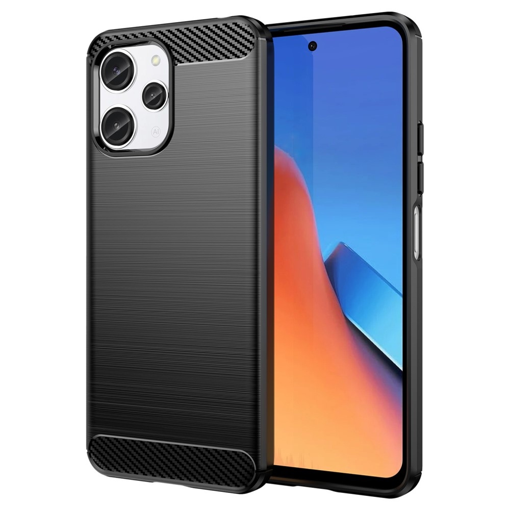 Szénálló zselés tok Xiaomi Redmi 12 4G/5G - fekete