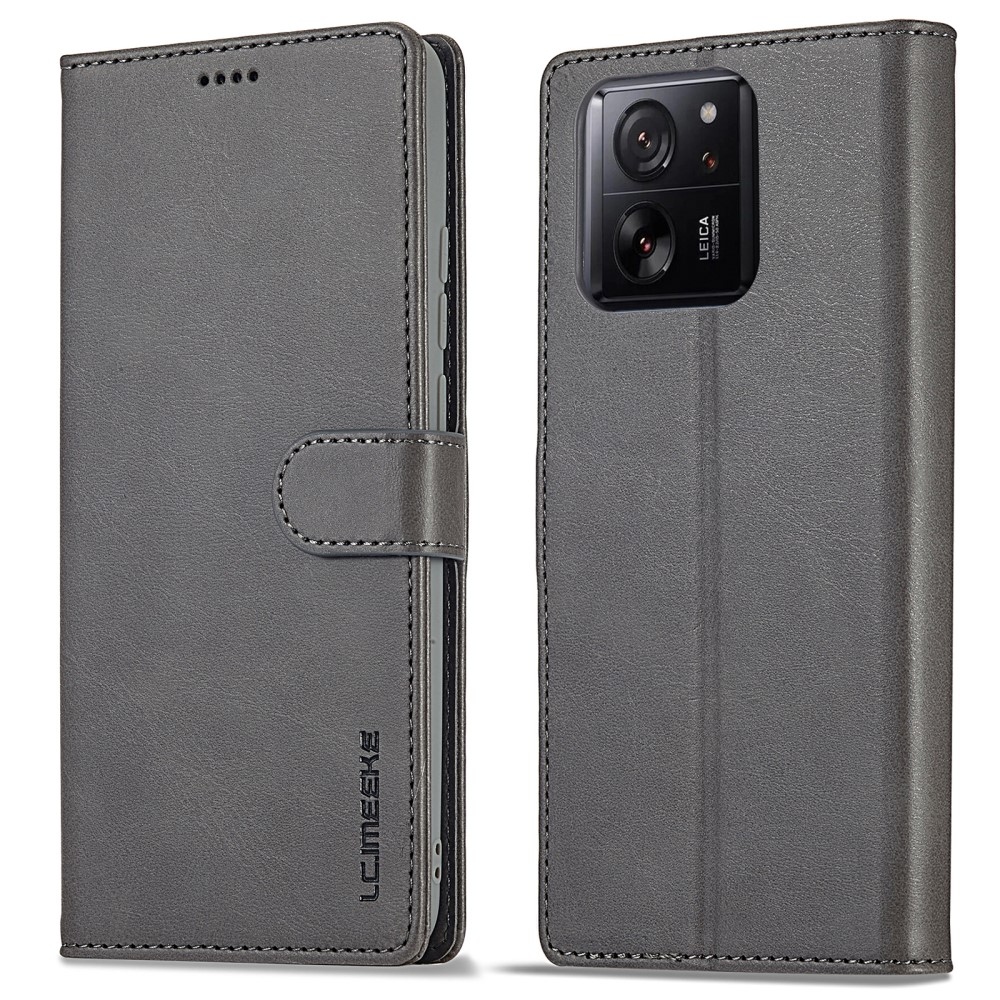 IMEEKE könyvtáska Xiaomi 13T/13T Pro - szürke
