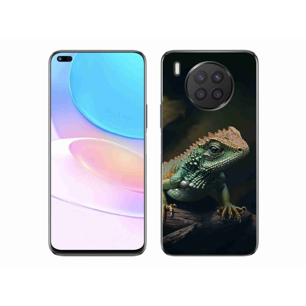 Gél borítás mmCase a Huawei Nova 8i készülékhez - gyík