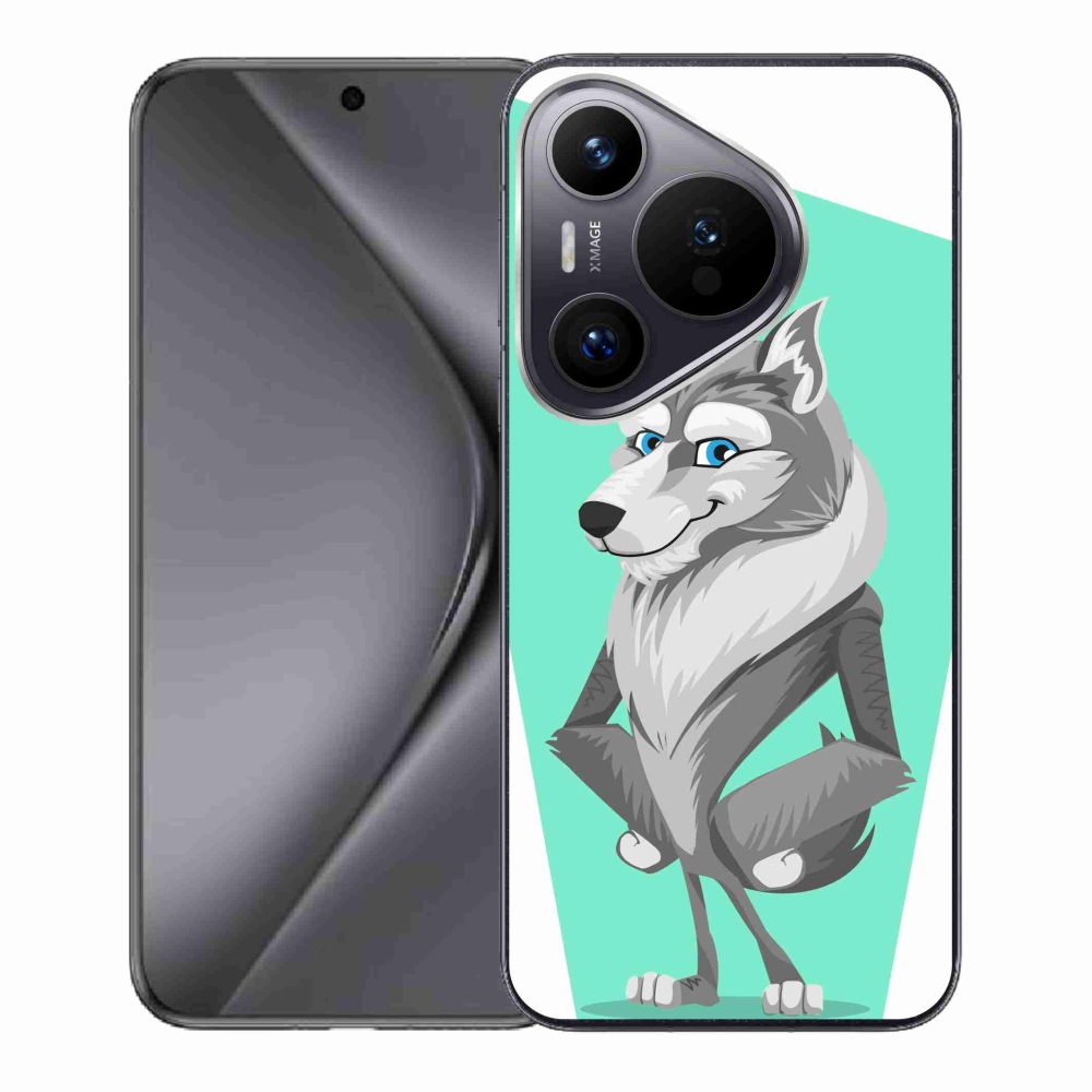 Zselés borítás mmCase a Huawei Pura 70 készülékhez - rajzfilmfarkas