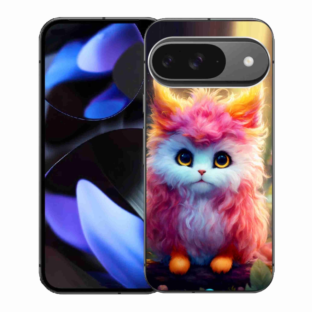 Gél borítás mmCase a Google Pixel 9/9 Pro számára - aranyos cica 5
