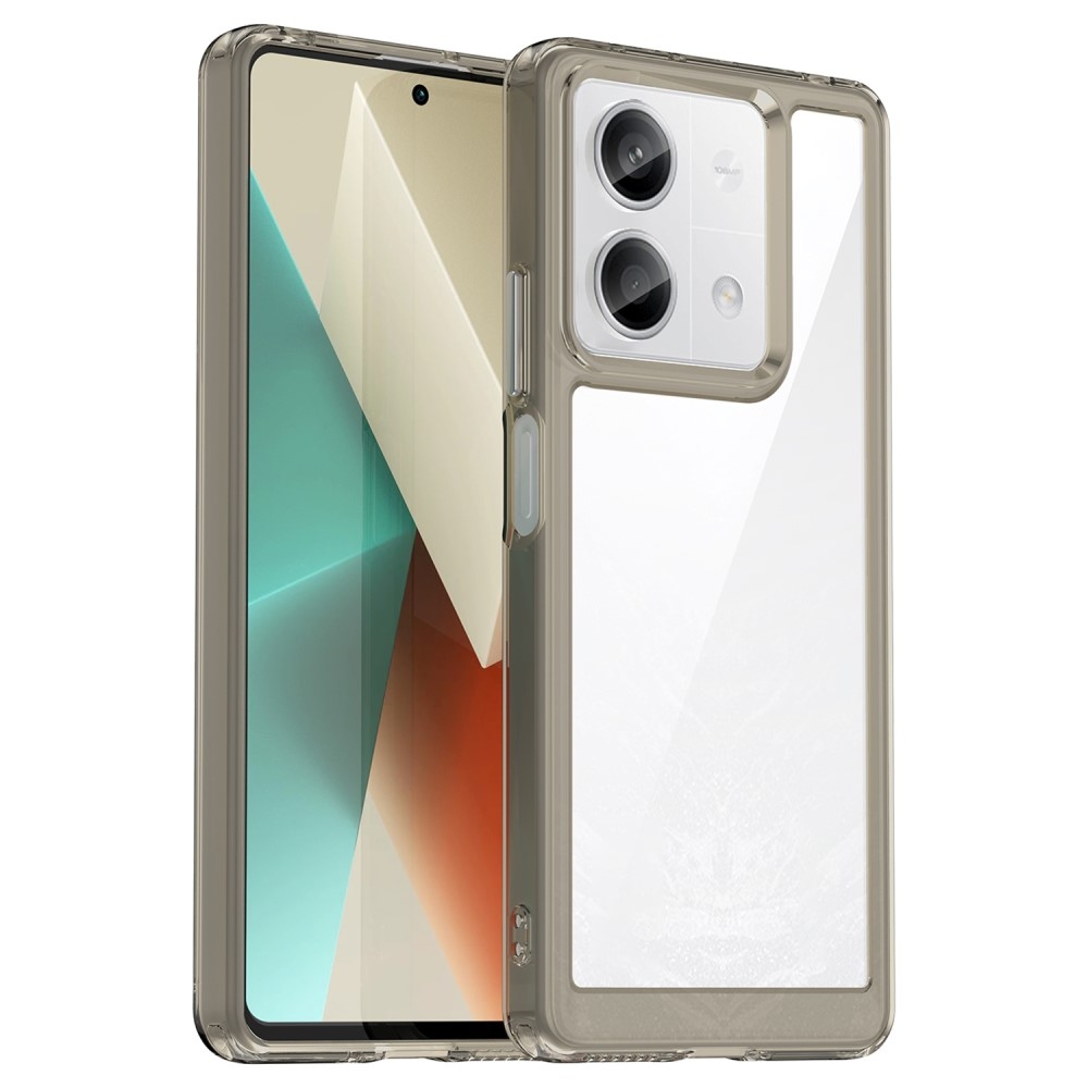 Gél tok rögzített hátlappal a Xiaomi Redmi Note 13 5G-re - szürke