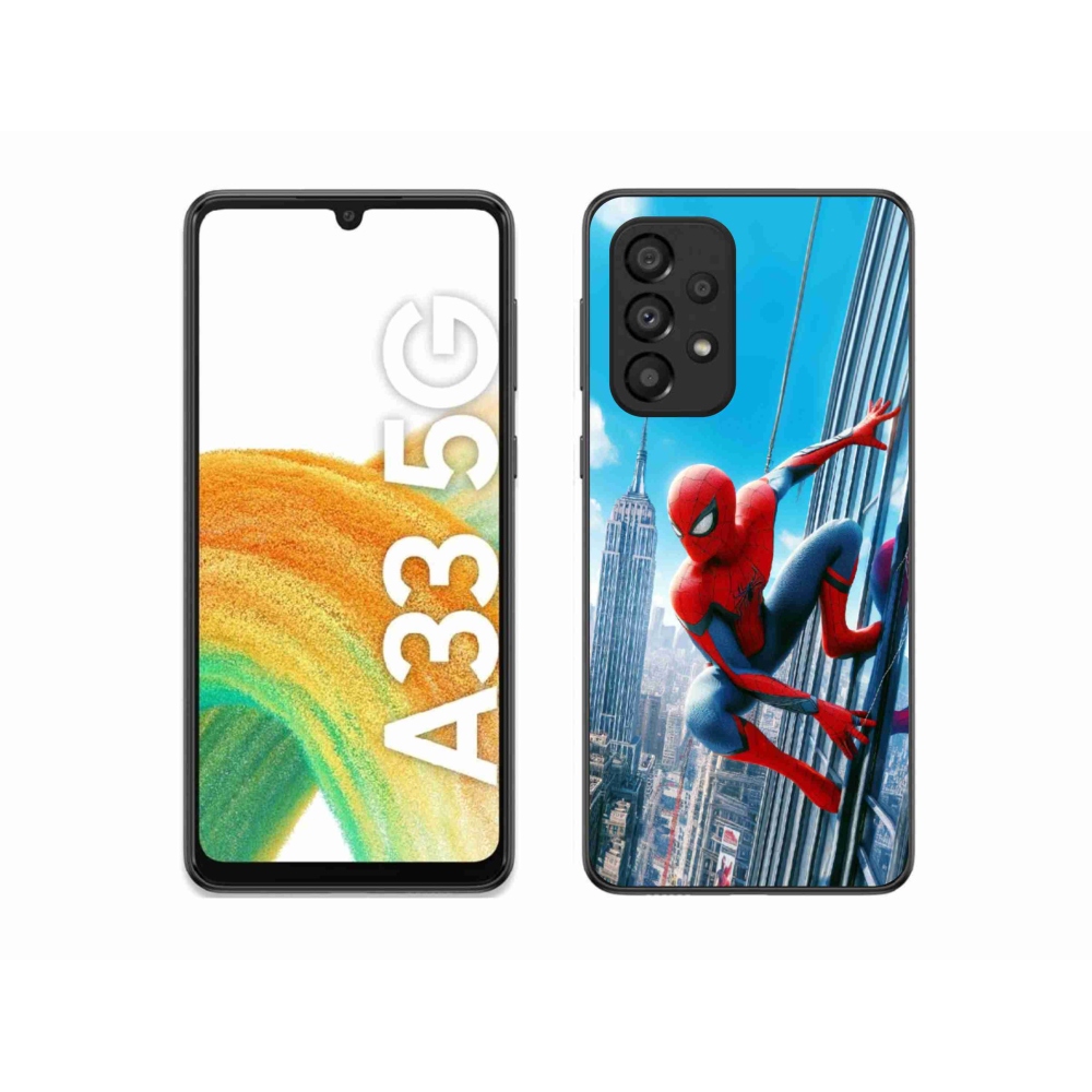 Gél borító mmCase Samsung Galaxy A33 5G - pókemberhez