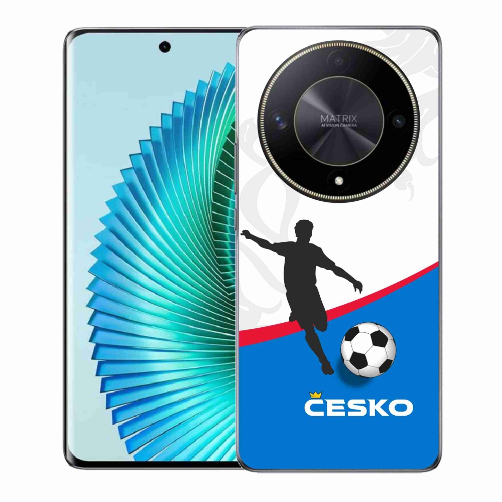 Gél borítás mmCase a Honor Magic 6 Lite 5G készülékhez - futball Csehország 1