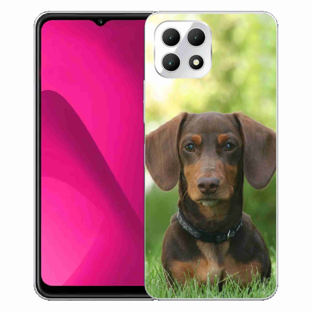 Zselés borítás mmCase a T-Mobile T Phone 2 készülékhez - barna tacskó