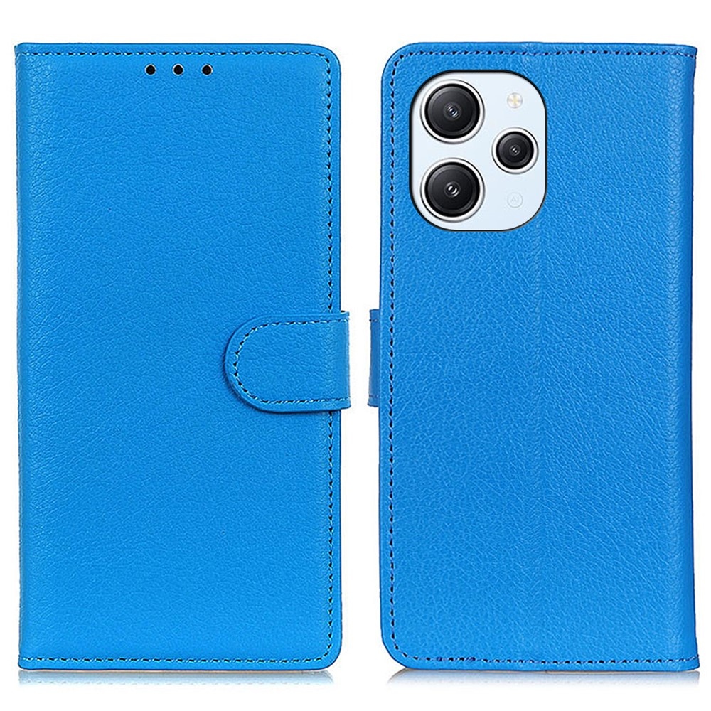 Litchie könyv tok a Xiaomi Redmi 12 4G/5G készülékhez - kék