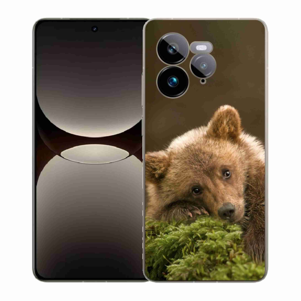 Gél borítás mmCase a Realme GT 7 Pro 5G számára - medve