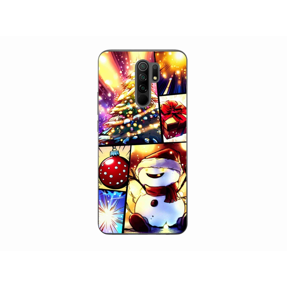 Gél borító mmCase a Xiaomi Redmi 9-hez - karácsonyi motívumok 1