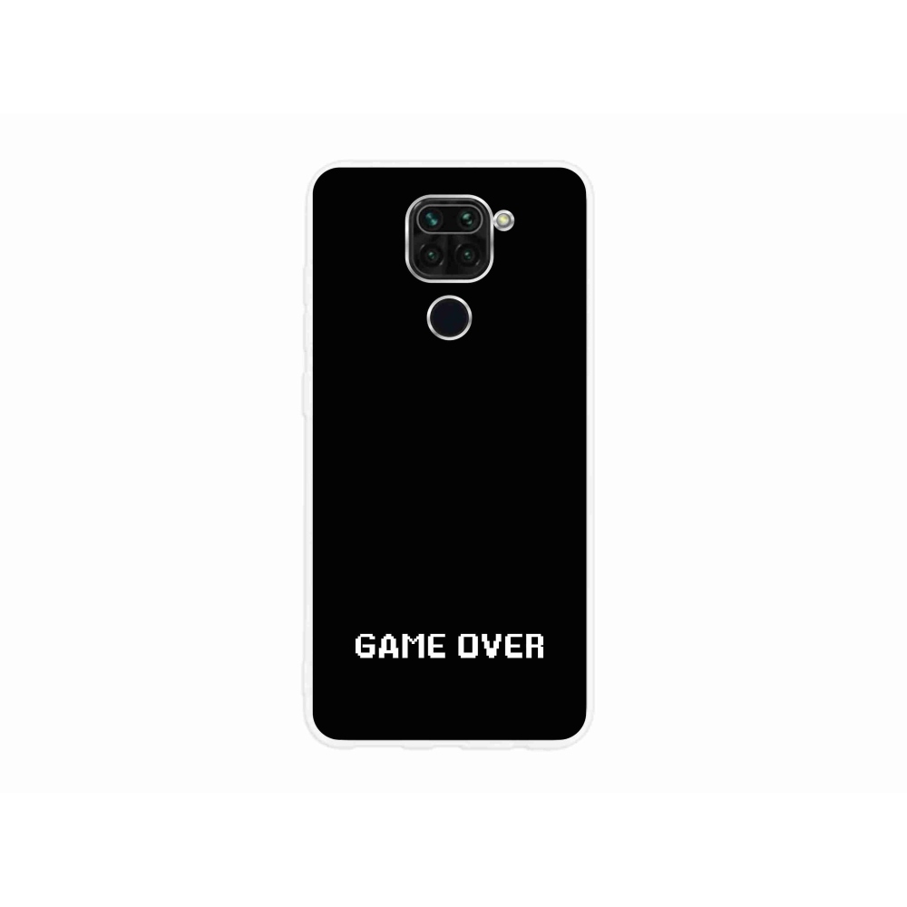 Gél borító mmCase a Xiaomi Redmi Note 9-hez - játék fekete háttérrel