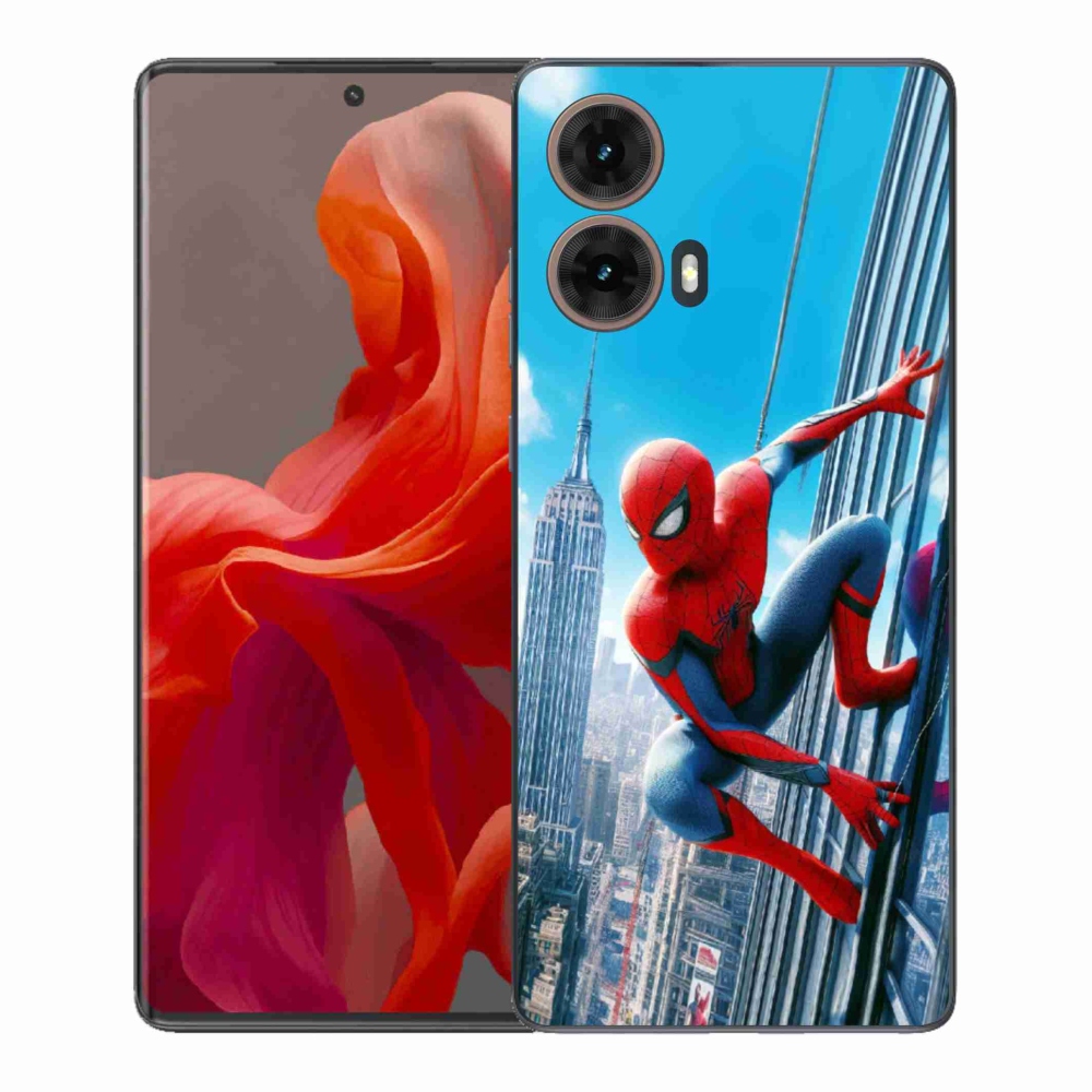 Zselés borítás mmCase Motorola Moto G85 5G - pókemberhez