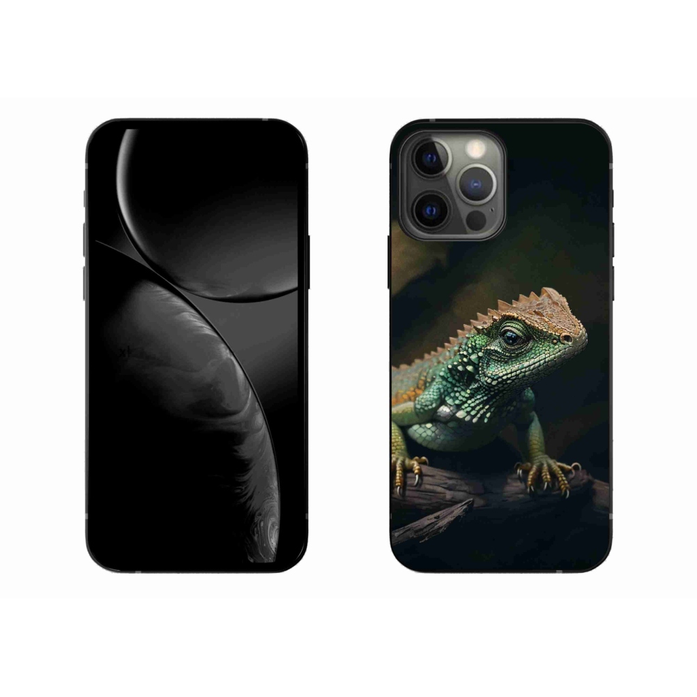 Zselés borítás mmCase iPhone 13 Pro Max készülékhez - gyík