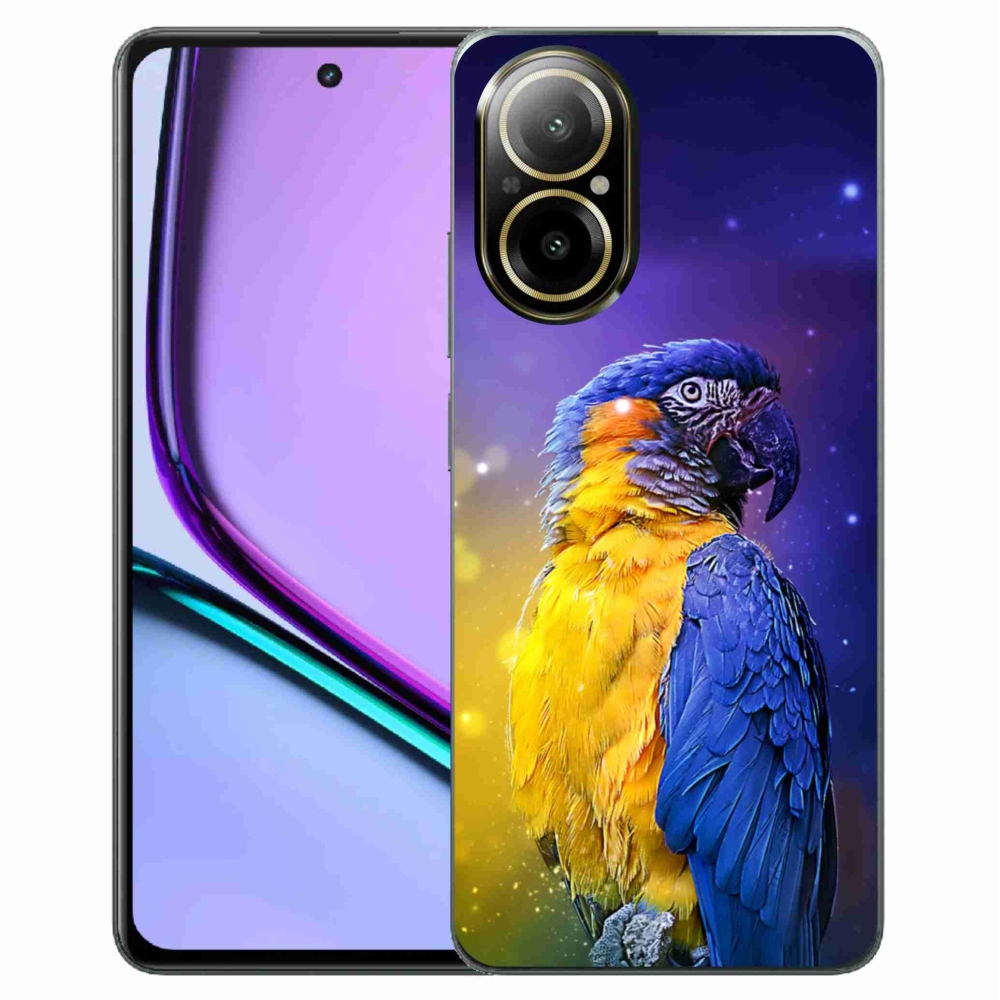 Gél tok mmCase a Realme C67 készülékhez - papagáj ara 1