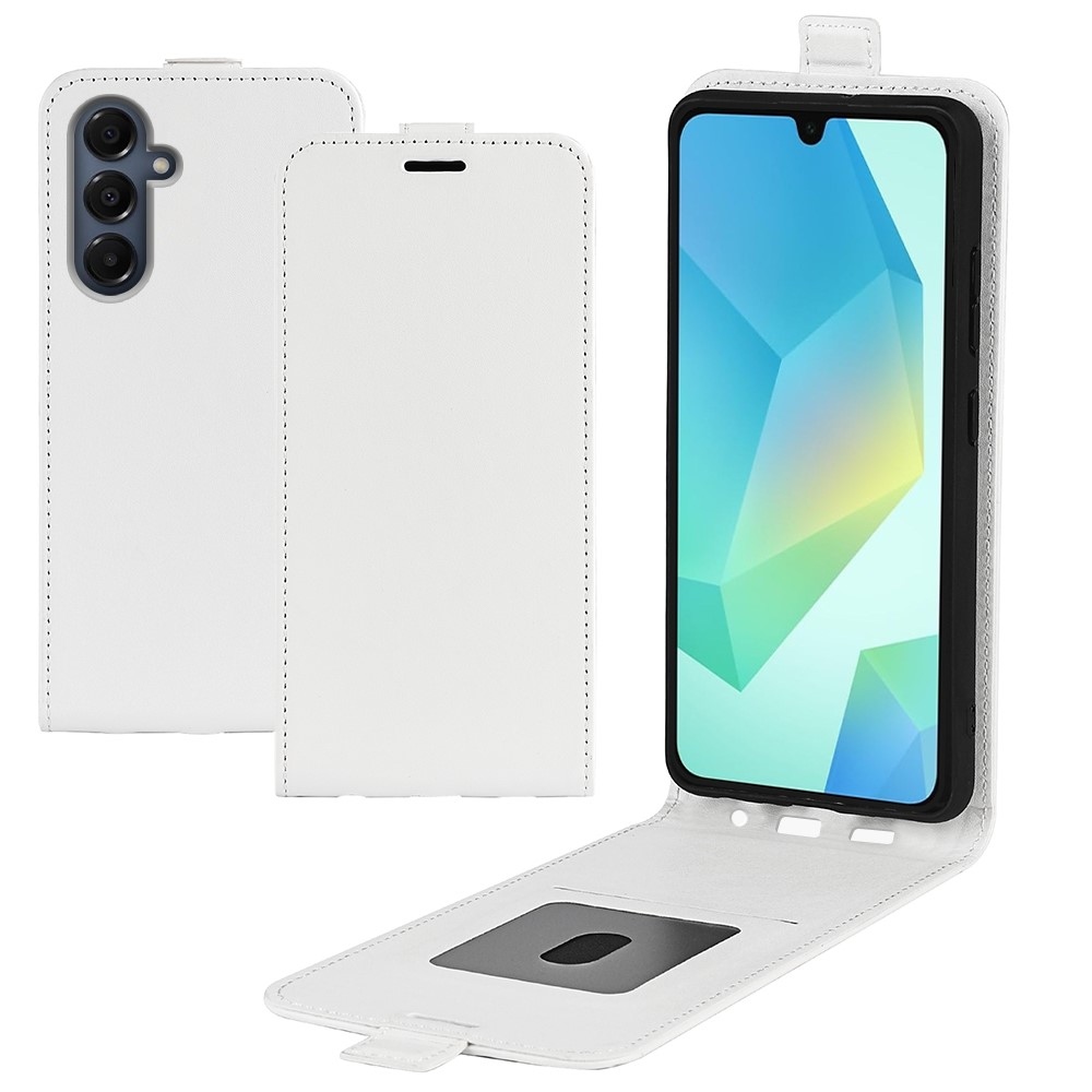 Függőleges könyvtáska Samsung Galaxy A17 5G készülékhez - fehér