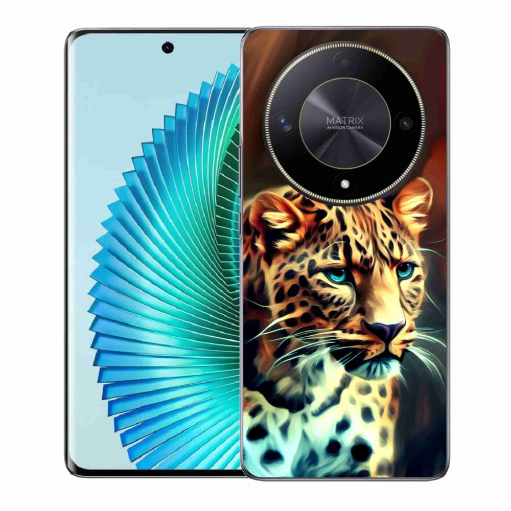 Zselés borítás mmCase a Honor Magic 6 Lite 5G készülékhez - leopárd