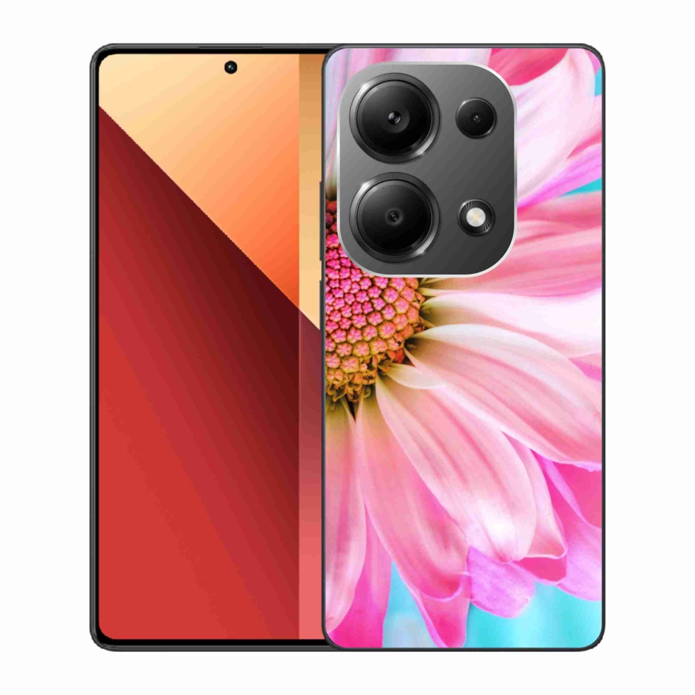 Gél borítás mmCase a Xiaomi Redmi Note 13 Pro 4G/Poco M6 Pro - rózsaszín virághoz
