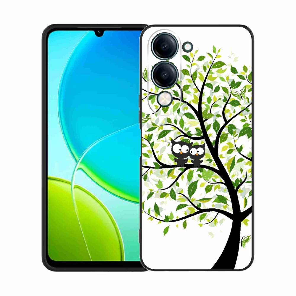 Gél borító mmCase a Vivo Y29s 5G-hez - baglyok a fán