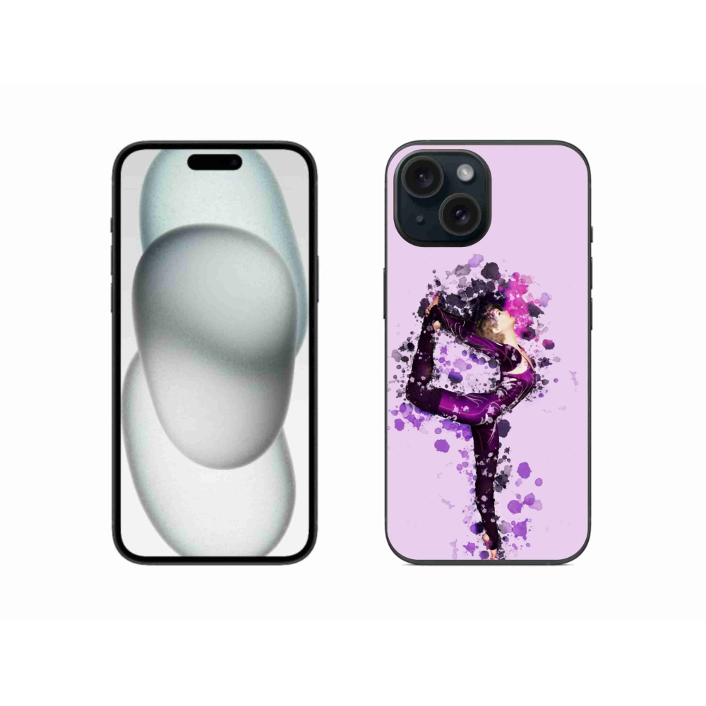 Zselés borítás mmCase iPhone 15 készülékhez - balerina