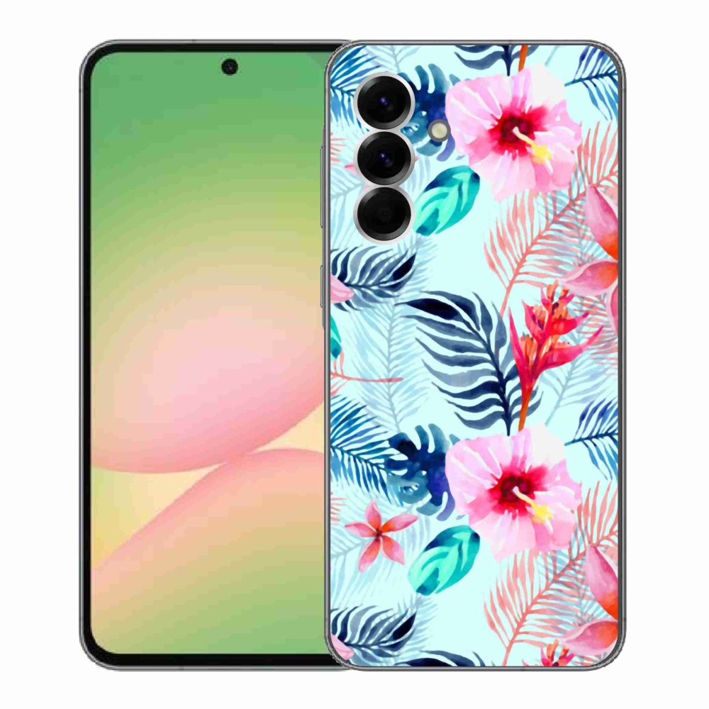 Gél védőhuzat mmCase Samsung Galaxy A56 5G - virágok