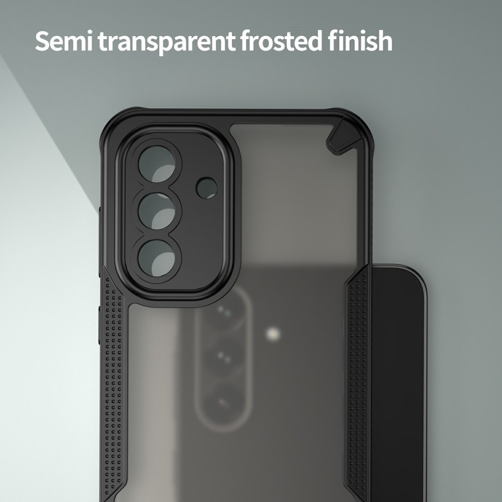 Fagyasztott tartós borítás Samsung Galaxy A36 5G készülékhez - fekete