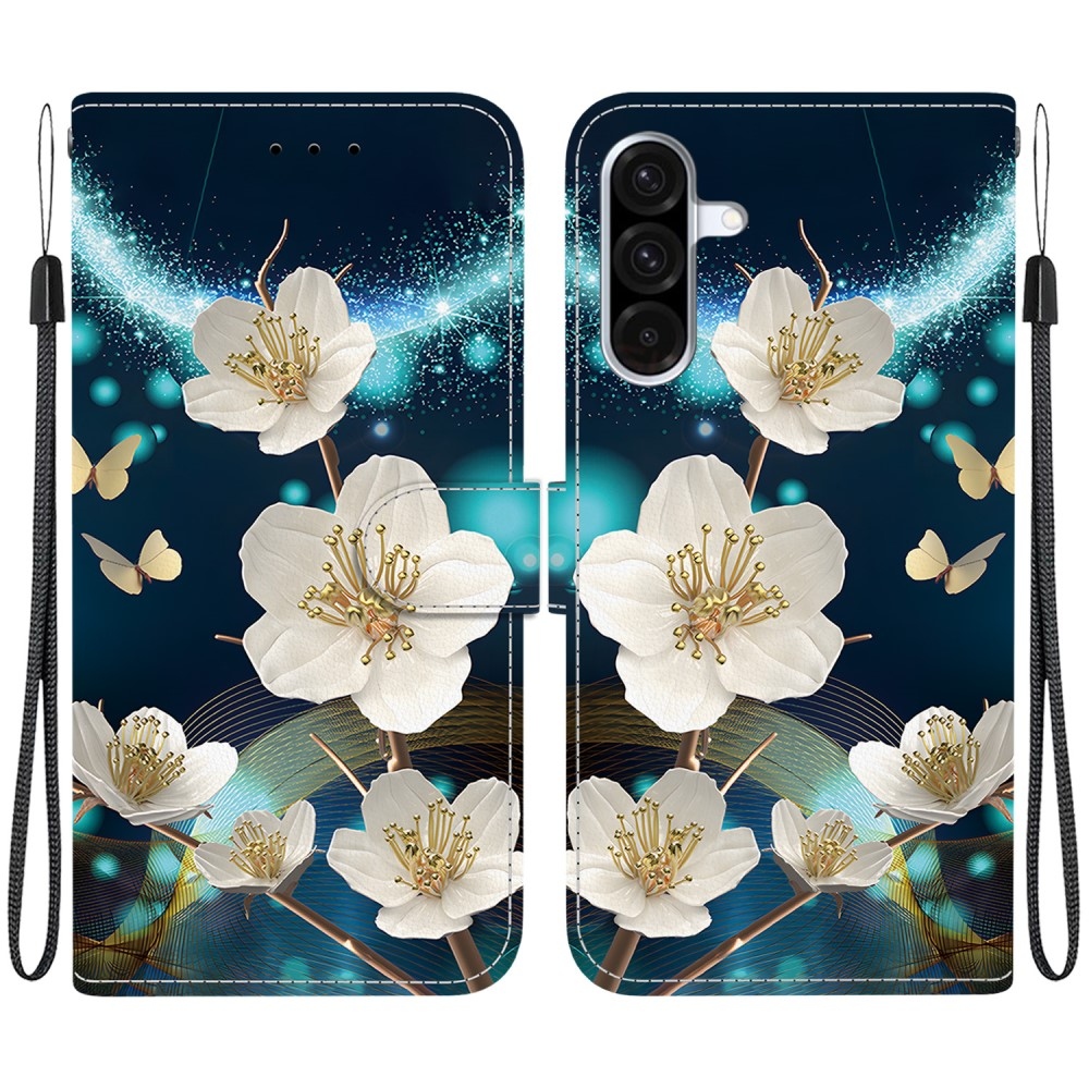 Sokoldalú könyvtáska Samsung Galaxy A36 5G/A56 5G - magnólia