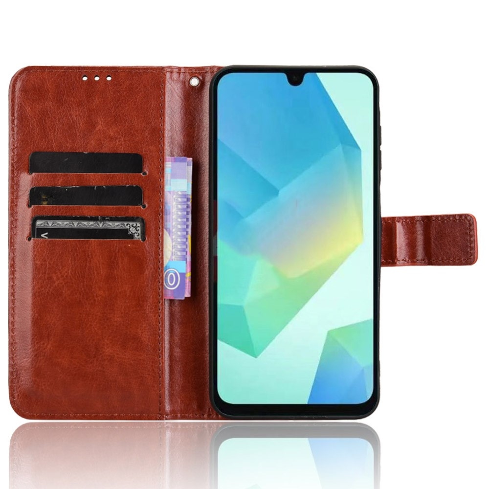 Őrült könyves tok Samsung Galaxy A16 4G/5G - barna