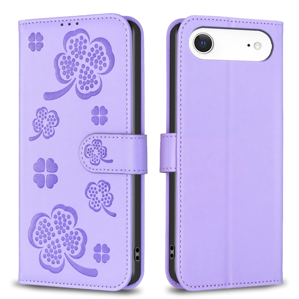 Clover könyvtáska iPhone 17 Air készülékhez - lila