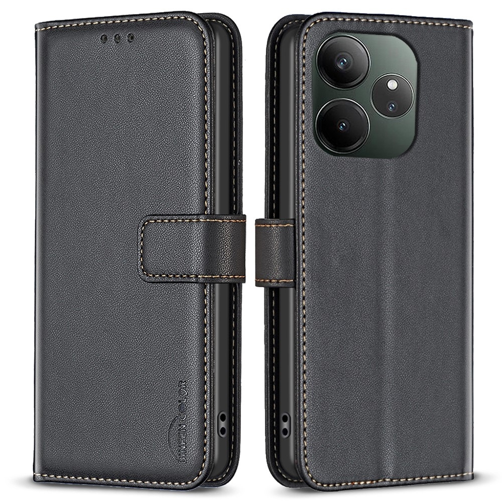 BNF könyvtáska a Realme GT 6 5G/GT 6T 5G készülékhez - fekete