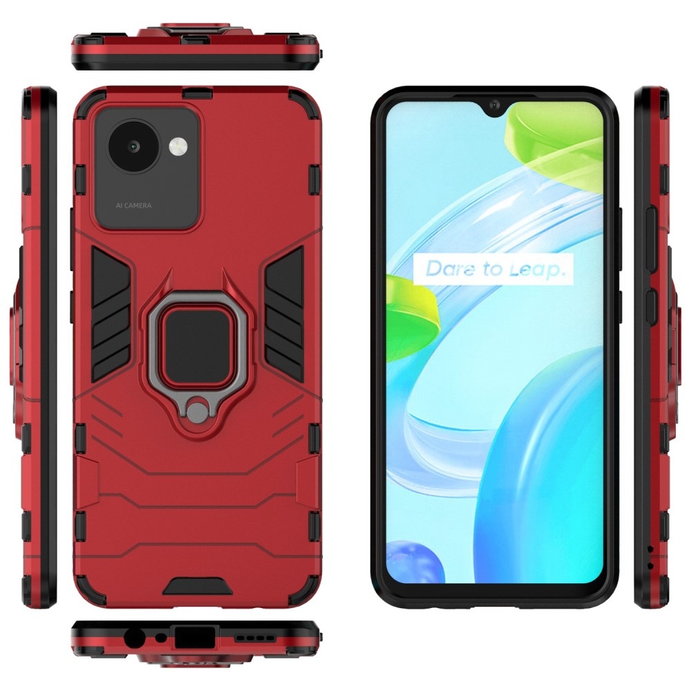Guardy tartós borító a Realme C30 készülékhez - piros