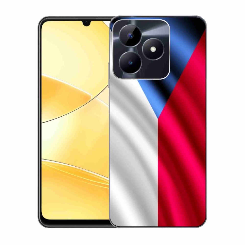 Zselés borító mmCase a Realme C51/C53 készülékhez - cseh zászló