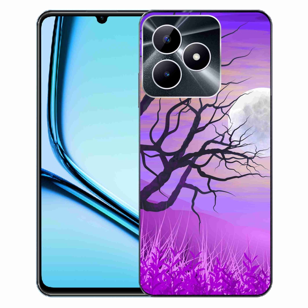 Gél tok mmCase a Realme Note 50 készülékhez - rajzfilmes kidőlt fa