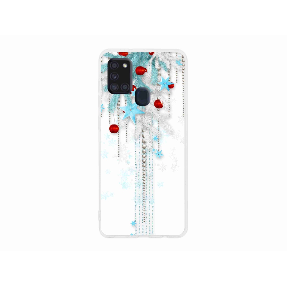 Gél borítás mmCase Samsung Galaxy A21s készülékhez - karácsonyi dekoráció