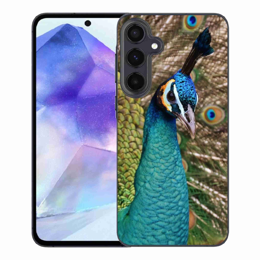 Zselés borítás mmCase Samsung Galaxy A55 5G - páva