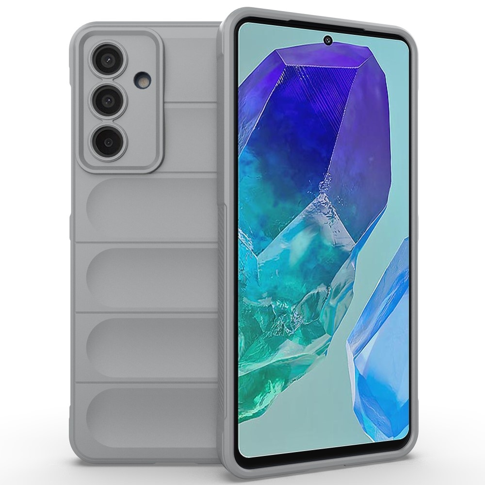 Rugg tartós zselés tok Samsung Galaxy M55 5G - világosszürke
