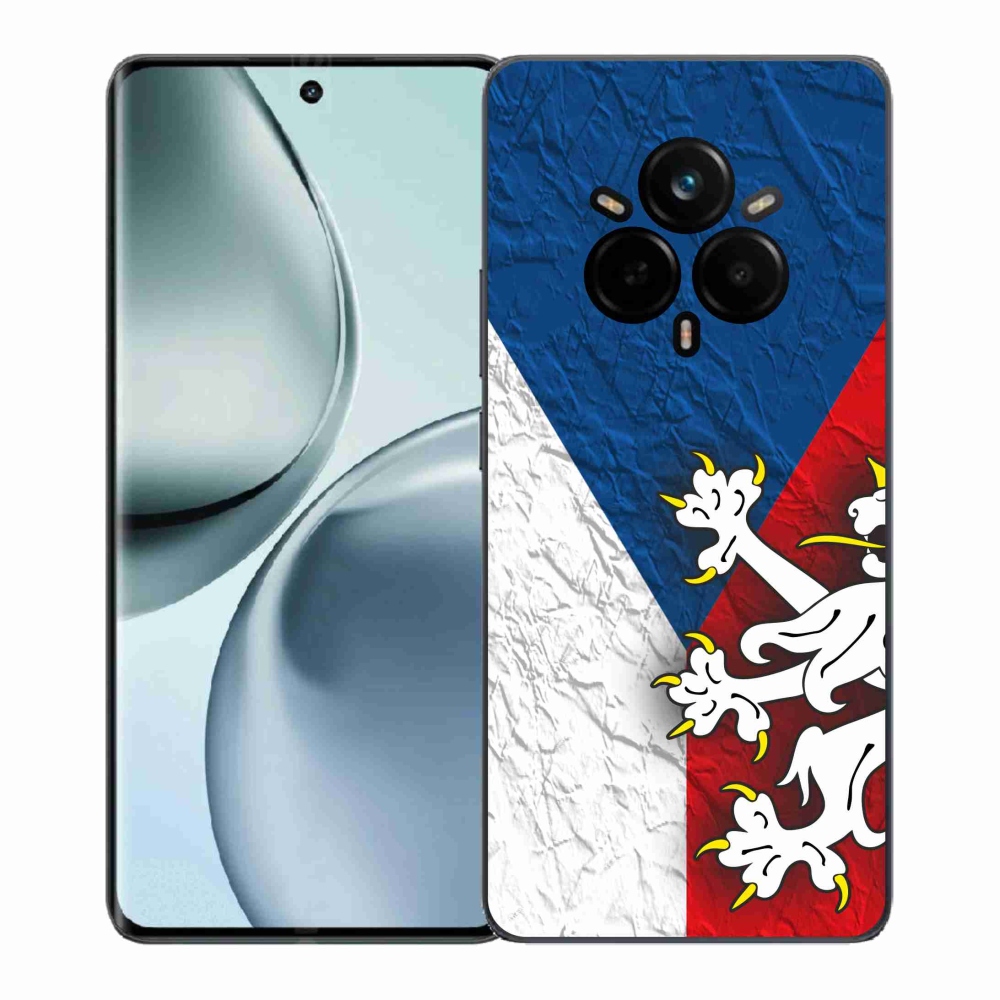 Zselés borítás mmCase a Realme 14 Pro+ 5G számára - cseh zászló 1