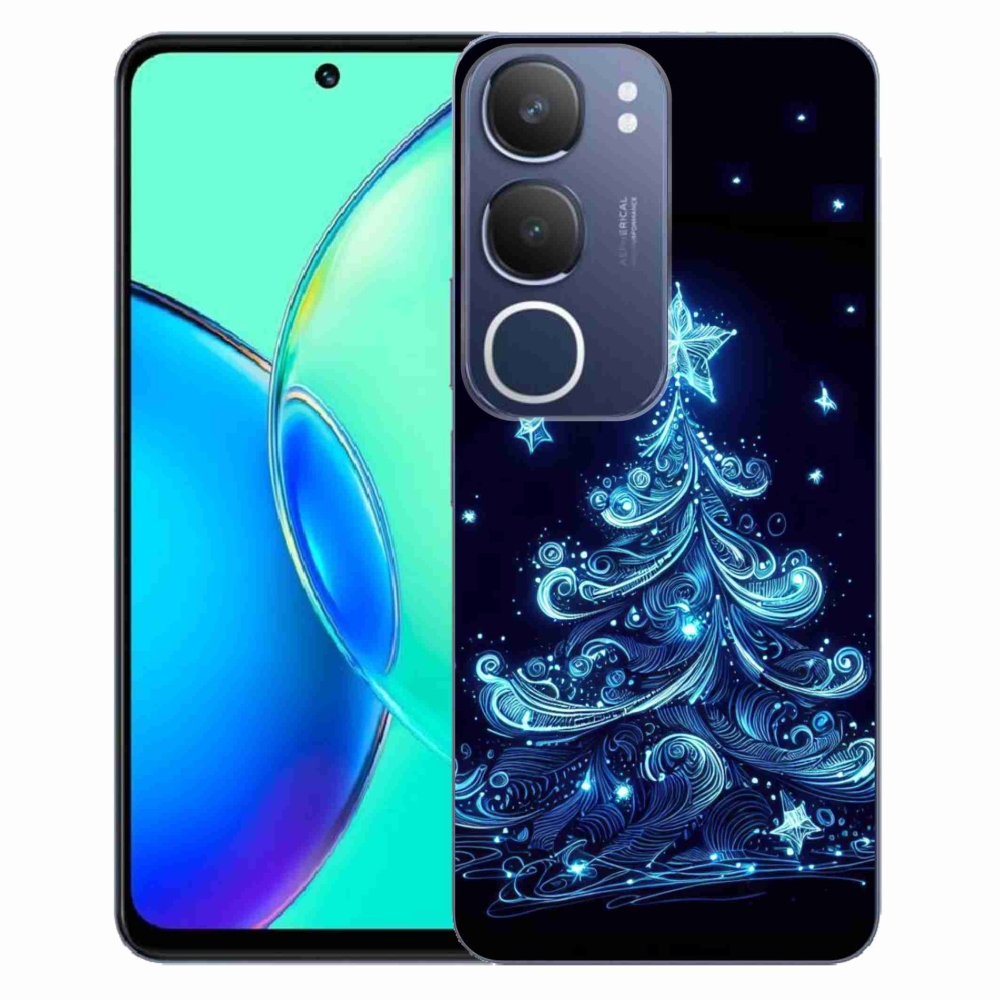 Gél borítás mmCase a Vivo Y19s - neon karácsonyfa 4
