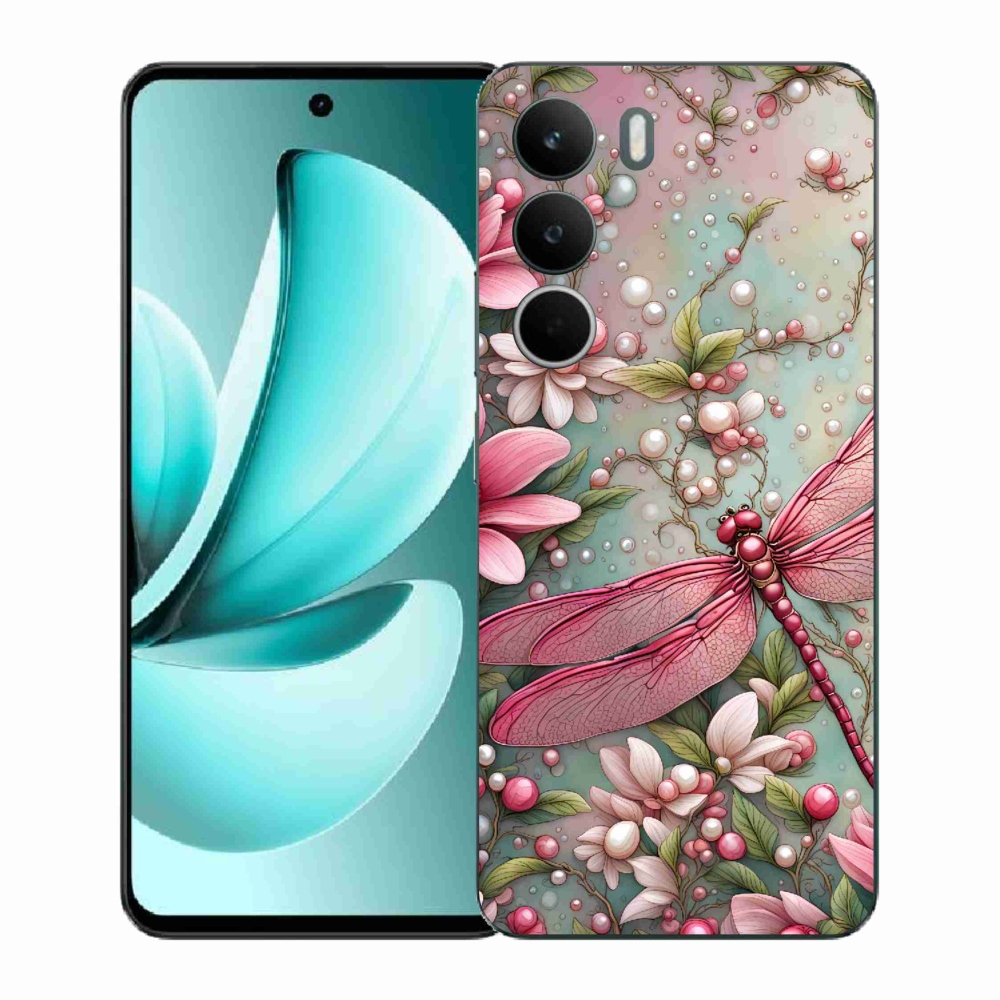 Zselés borítás mmCase a Realme C71 készülékhez - szitakötő