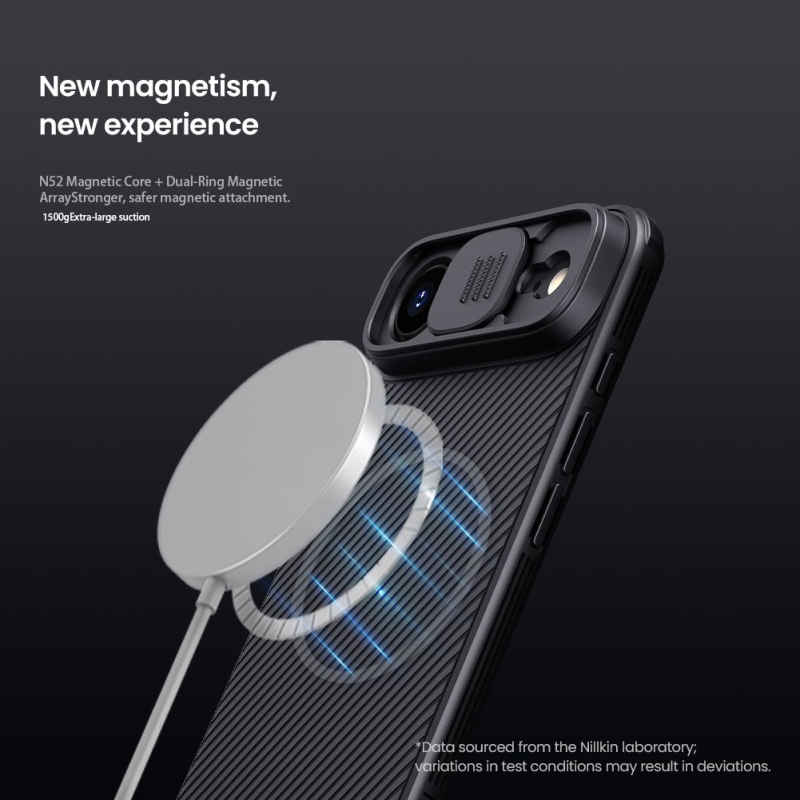 Nillkin CamShield PRO mágneses hátlap Apple iPhone Air készülékhez Fekete