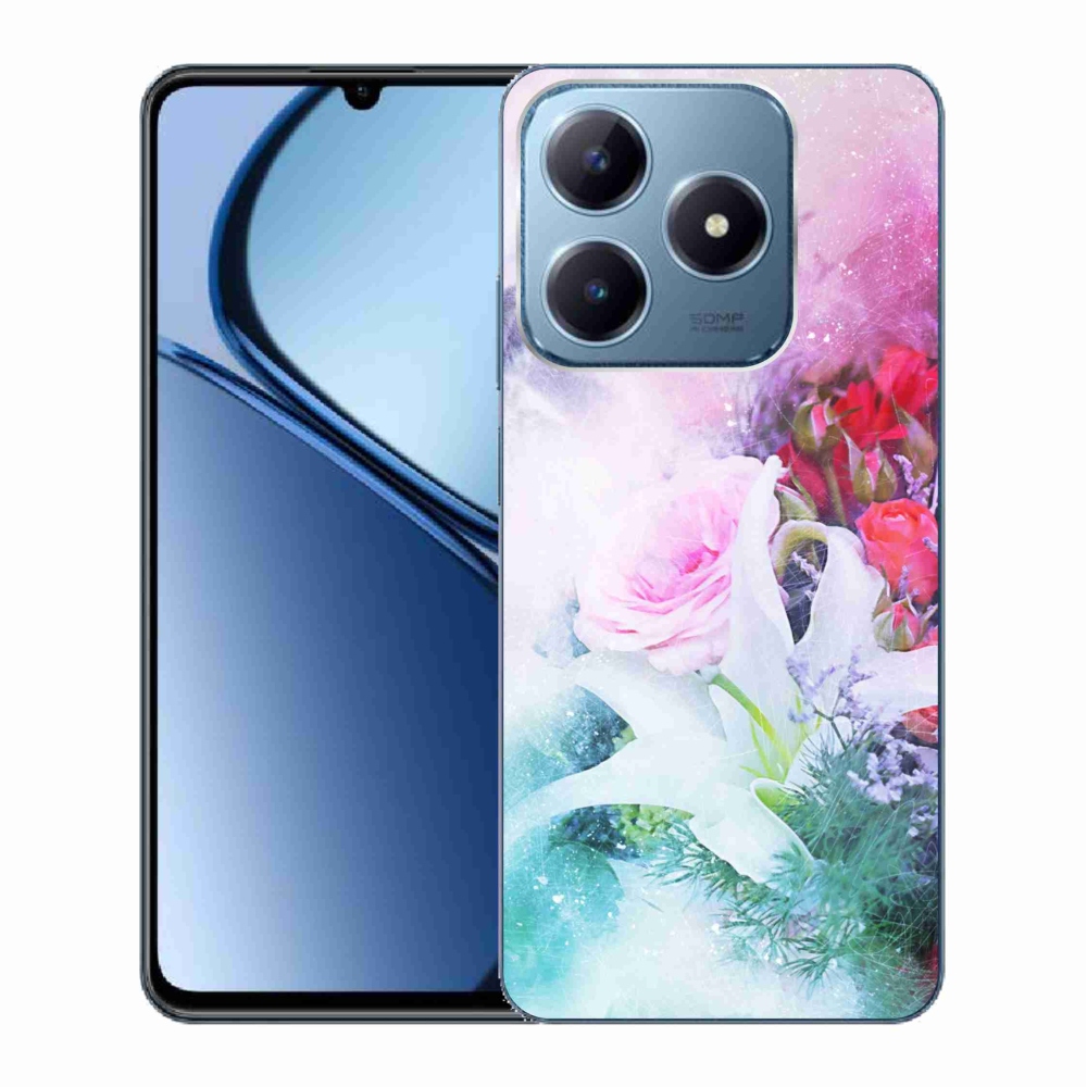 Zselés borítás mmCase a Realme C63 készülékhez - virágok 4