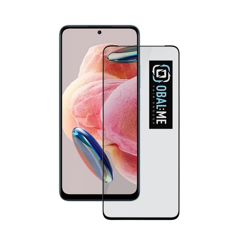 CSOMAG:ME 5D edzett üveg Xiaomi Redmi 12 4G/5G Fekete