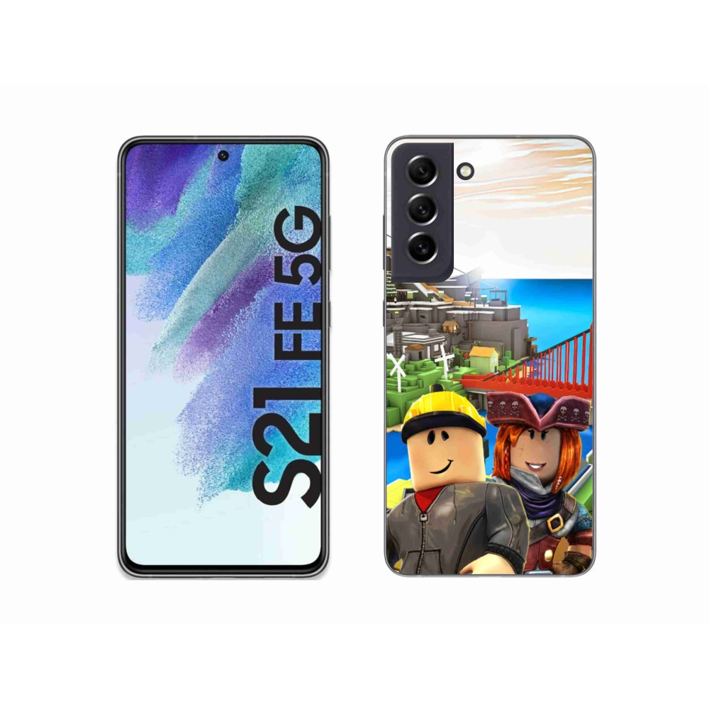 Gél védőhuzat mmCase Samsung Galaxy S21 FE 5G - roblox 1