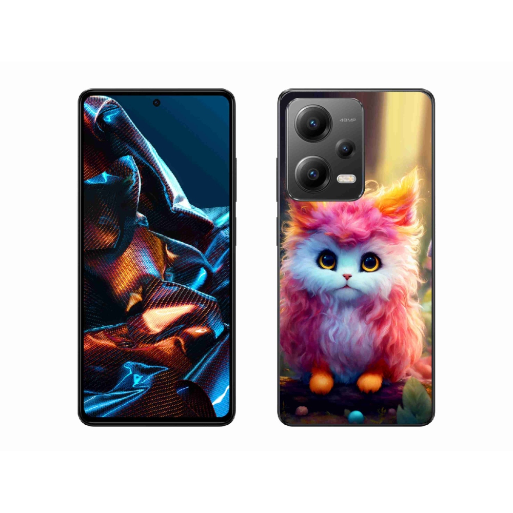 Gél borítás mmCase a Xiaomi Redmi Note 12 Pro 5G számára - aranyos cica 5