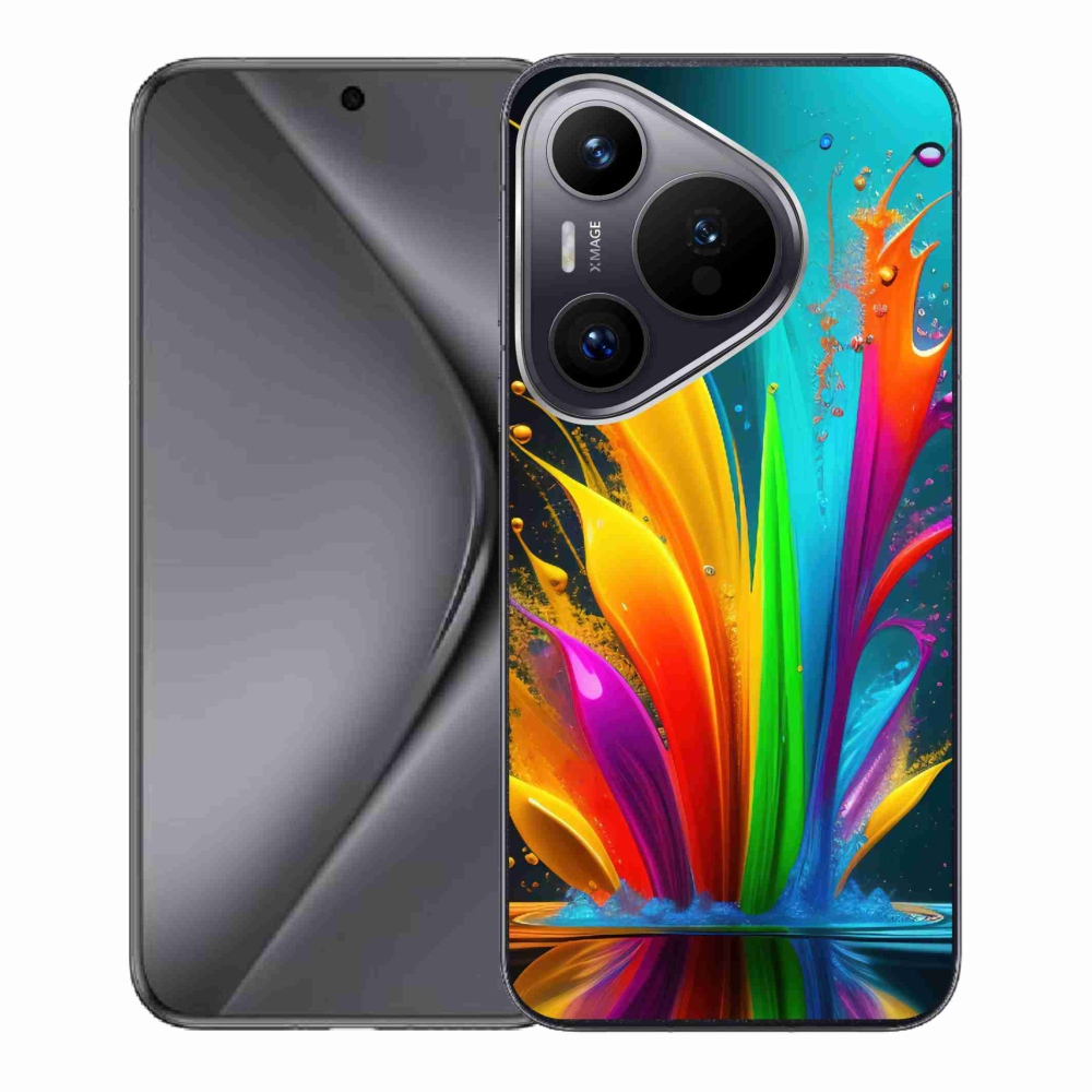 Zselés borítás mmCase a Huawei Pura 70 készülékhez - absztrakt motívum 1