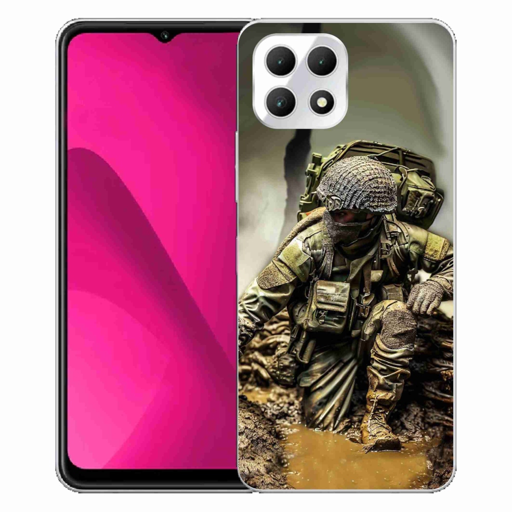 Zselés borítás mmCase a T-Mobile T Phone 2 készülékhez - katonásabb