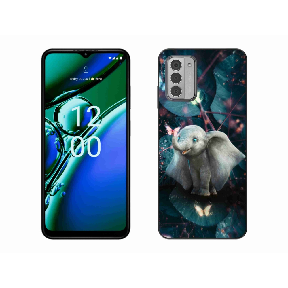Zselés borítás mmCase a Nokia G42 készülékhez - aranyos elefánt
